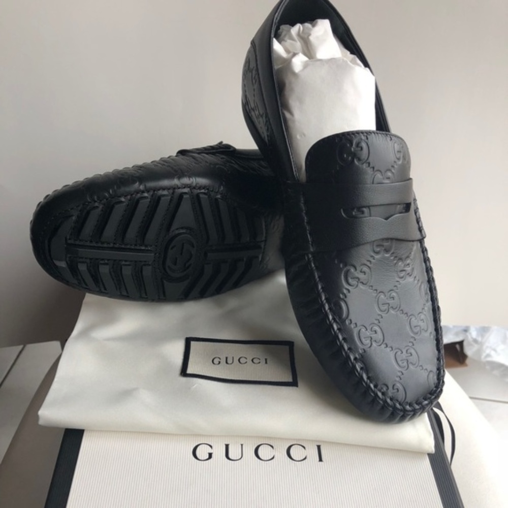 GUCCI Signature Driver Loafers- Guccissima leather - Picture 2 of 7